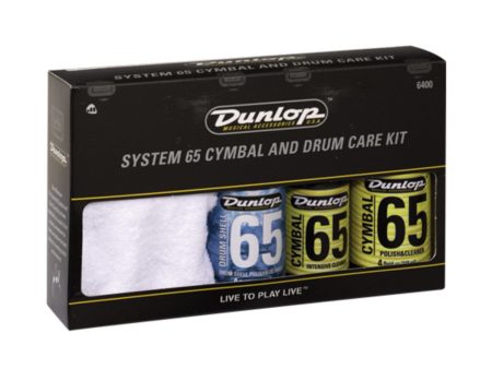 Dunlop System 65 Cymbal & Drum Care Kit Supply