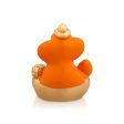 Ganesh Murti - 1.5 x 1.25 Inches | Metal Gold Polish Ganpati Murti  Sitting Vinayaka Statue for Pooja Hot on Sale