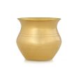 Brass Lota - 2 x 2.5 Inches | Brass Chombu  Brass Kalash Pot  Kalasam for Pooja  60 Gms Approx For Sale