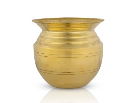 Brass Lota - 3.5 x 4 Inches | Brass Kalash Pot  Brass Chombu for Pooja  150 Gms Approx Online Sale