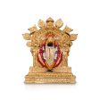 Kolhapur Mahalaxmi Murti - 4.5 x 3.5 Inches | Ceramic Sculpture  Mahalakshmi Murti for Pooja  220 Gms Approx Online now