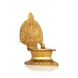 Kamakshi Deepam - 6.5 x 5 Inches | Brass Kamatchi Vilakku  Kamatchi Amman Vilakku for Pooja  545 Gms Approx Online