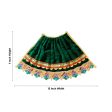 Amman Pavadai - 7 x 12 Inches | Velvet Mata Dress  Devi Vastra  Mata Poshak for Deity  Assorted Colour on Sale