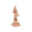 Meenakshi Amman Statue - 6 x 2.5 Inches | Panchaloha Statue  Standing Meenakshi Amman Idol for Pooja  440 Gms For Discount