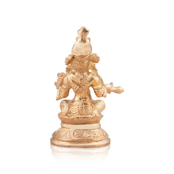 Annapurna Devi - 2.5 x 1.25 Inches | Panchaloha Statue  Sitting Annapoorani Statue for Pooja  80 Gms Approx Supply