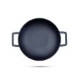 Casting Iron Kadai With Lid - 3.5 x 10.5 Inches | Kadhai  Cast Iron Cookware for Home  3.380 Kgs Approx Sale