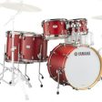 Yamaha Tour Custom Drum Kit Shell Pack | 5pc 22  - Candy Apple Satin Sale