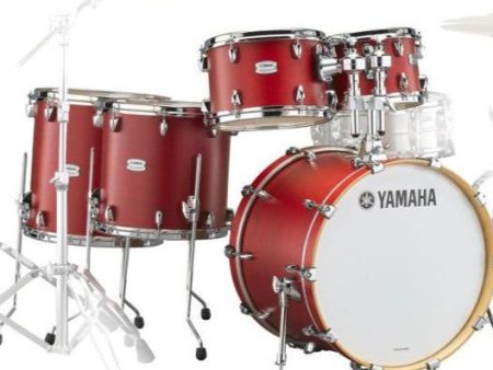 Yamaha Tour Custom Drum Kit Shell Pack | 5pc 22  - Candy Apple Satin Sale