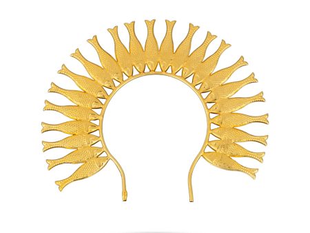 Hair Arch - 4.5 x 5 Inches | Fish Design Hair Accessory  Artificial Jewellery for Deity Cheap