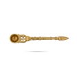 Achmani - 6 x 1 Inches | Brass Uddharani  Brass Pali Spoon for Pooja  95 Gms Approx Fashion