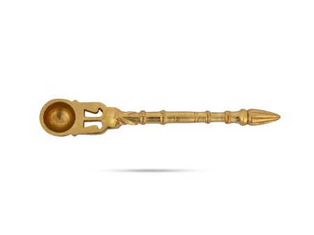 Achmani - 6 x 1 Inches | Brass Uddharani  Brass Pali Spoon for Pooja  95 Gms Approx Fashion