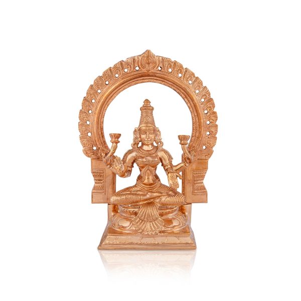 Lakshmi Idol With Arch - 7.5 x 5.5 Inches | Panchaloha Statue  Laxmi Idol for Pooja  1.675 Kgs Approx Online