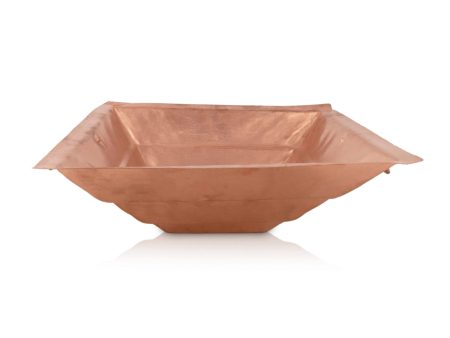 Havan Kund With Handle - 8 x 15 Inches | Copper Agnihotra  Hawan Kund for Pooja  1.545 Kgs Approx Online Sale