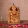 Balaji Murti - 6 x 4 Inches | Wooden Statue  Lord Balaji Idol  Venkateswara Swamy Idol for Pooja Discount