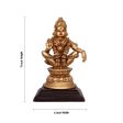 Ayyappan Statue - 7 x 4 Inches | Resin Statue  Ayyappa Idol  Ayyappan Vigraham for Pooja Online Hot Sale