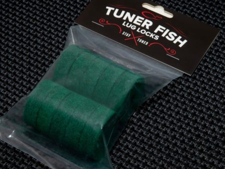 Tuner Fish Lug Locks Cymbal Felts 10pk, Green on Sale