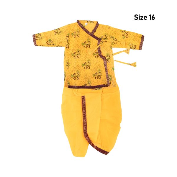 Bal Krishna Dress Set - Size 16 | Bal Krishna Costume  Bal Kanha Dress for Kids Online Hot Sale