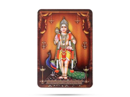 Murugan Fridge Magnet - 3 x 2 Inches | Murugan Photo Magnet  Double Layer Picture Magnet for Home For Cheap