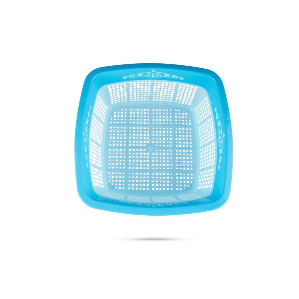 Kitchen Basket - 3.5 x 8.5 Inches | Plastic Basket  Fruits Basket  Square Shape Storage Basket for Home Online now