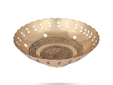 Brass Bowl With Base - 2 x 6.5 Inches | Brass Katora  Puja Bowl  Pooja Cup  Pooja Bowl for Home  180 Gms Approx For Cheap