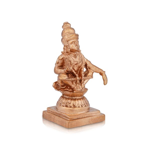 Ayyappan Statue - 3 x 1.5 Inches | Panchaloha Statue  Ayyappa Idol  Ayyappan Vigraham for Pooja  170 Gms Online Hot Sale