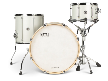 Natal Zenith Vintage Style Drum Kit Silver Frost Sale