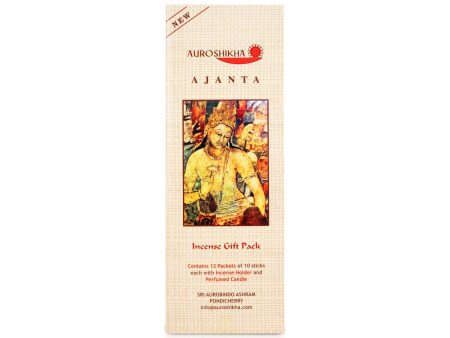 Auroshikha Ajanta Incense Sticks Gift Pack | 12 Packets Of 10 Sticks  Agarbathi  Agarbatti for Pooja Discount