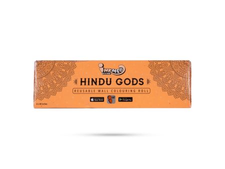 Hindu Gods Reusable Wall Colouring Roll | Interactive Educational Learning Chart for Kids Discount