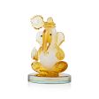 Ganesh Murti - 2.5 x 0.75 Inches | Crystal Ganpati Murti  Sitting Vinayaka Statue for Pooja Hot on Sale