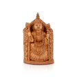 Balaji Murti - 6 x 4 Inches | Wooden Statue  Lord Balaji Idol  Venkateswara Swamy Idol for Pooja Discount