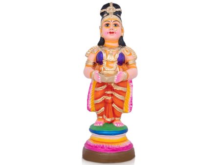 Durga Clay Golu Bommai - 12 x 4 Inches | Giri Golu Doll  Navaratri Golu Bomma Gombe Bommai For Discount