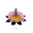 Artificial Flower Deity Stand - 4 x 15 Inches | Velvet & Lotus Design Pooja Aasan  Decorative Lotus Peedam for Deity Cheap