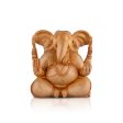 Big Ear Ganesh Murti - 4 x 4 Inches | Ganapati Idol  Wooden Statue  Vinayagar Statue for Home Decor For Sale