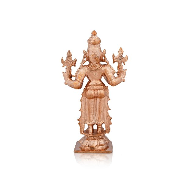 Dhanvantari Murti - 4 x 2.5 Inches | Panchaloha Statue  Dhanvantari Statue  Standing Dhanvantri Murti for Pooja Online