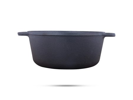 Dutch Oven With Lid - 4 x 10 Inches | Cast Iron Dutch Oven Pot for Home  4.485 Kgs Approx Hot on Sale