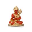 Anjaneya Statue - 2 x 1.5 Inches | Ceramic Sculpture  Hanuman Statue for Pooja  25 Gms Approx Online Hot Sale