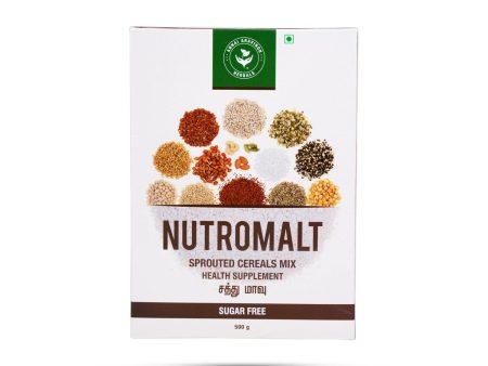 Nutromalt - Sprouted Cereals Mix - 500 Gms | Sugar Free  Health Mix  Instant Mix Online Sale