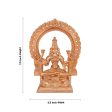 Lakshmi Idol With Arch - 7.5 x 5.5 Inches | Panchaloha Statue  Laxmi Idol for Pooja  1.675 Kgs Approx Online