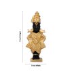 Panduranga Rukmini Pair - 3 x 1 Inches | Ceramic Sculpture  Rukmini Panduranga  Panduranga And Rukmini for Pooja For Discount