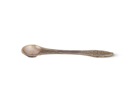 Brass Achmani - 4.5 Inches | Uddharani  Pali Spoon for Pooja  15 Gms Approx Online Sale