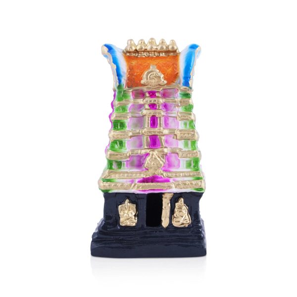 Gopuram Clay Golu Bommai - 10 x 5 Inches | Giri Golu Doll  Navaratri Golu Bomma Gombe Bommai Online Hot Sale