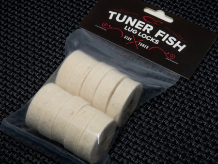 Tuner Fish Lug Locks Cymbal Felts 10pk, White Online now