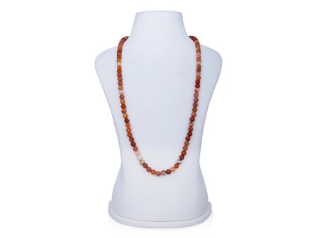 Red Sulemani Hakik Mala - 19 Inches | Sulemani Mala  Sulemani Hakik Stone Mala for Men & Women  85 Gms Online Hot Sale