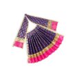 Amman Pavadai - 15 Inches | Jari Border Lehenga Patka  Devi Dress for Deity  Assorted Colour Supply