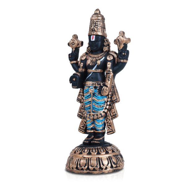 Balaji Murti - 7 x 5 Inches | Tirupati Balaji Idol  Resin Balaji Statue for Home Decor Online now