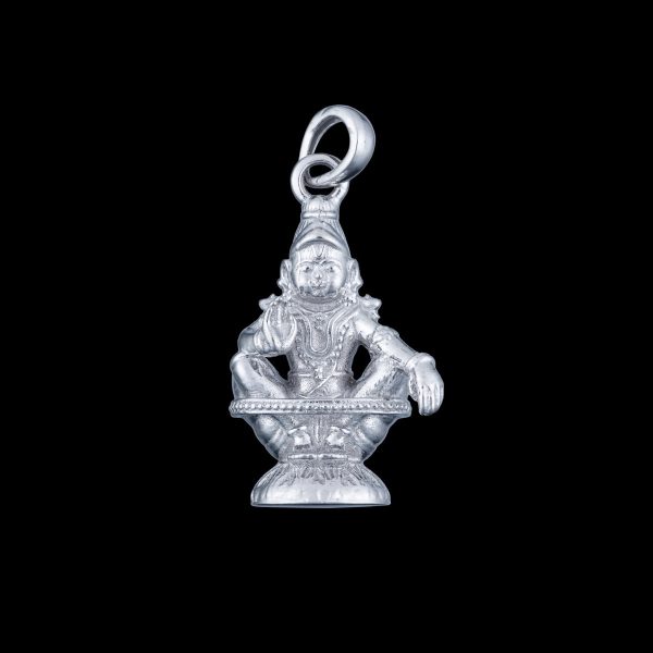 Ayyappa Dollar | Silver Ayyappa Locket  Silver Ayyappa Swamy Dollar for Men And Women Supply