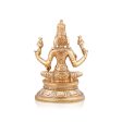 Lakshmi Idol - 3 x 2.25 Inches | Panchaloha Statue  lakshmi murti  Sitting Laxmi Murti for Pooja  215 Gms Approx For Discount