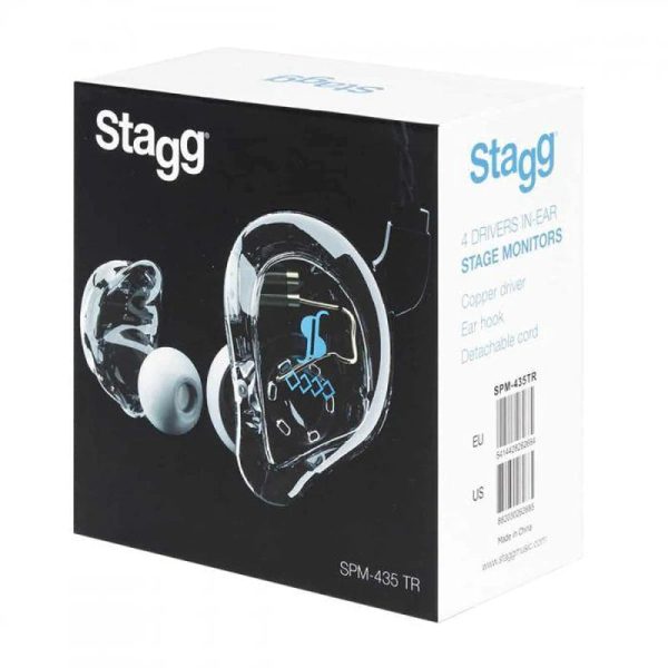 Stagg In-Ear Monitors | Black - SPM-435 For Discount