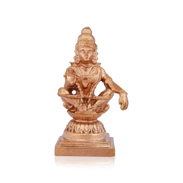 Ayyappan Statue - 3 x 1.5 Inches | Panchaloha Statue  Ayyappa Idol  Ayyappan Vigraham for Pooja  170 Gms Online Hot Sale