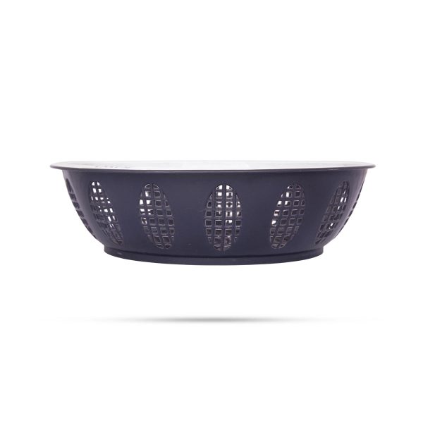 Kitchen Basket - 3 x 12 Inches | Plastic Basket  Round Shape Storage Basket for Home Supply